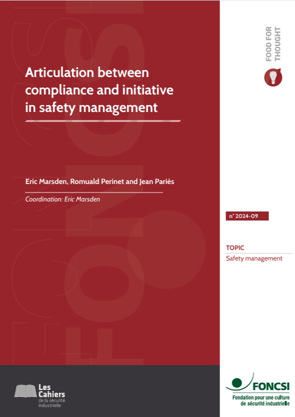  Articulation between  compliance and initiative  in safety management